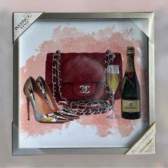 Instinct Style Fashion Inspired Wall
Art Decor Framed
Size: 14W x 14H in NWT - Picture 1 of 9